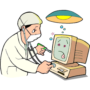 clipart computer doctor