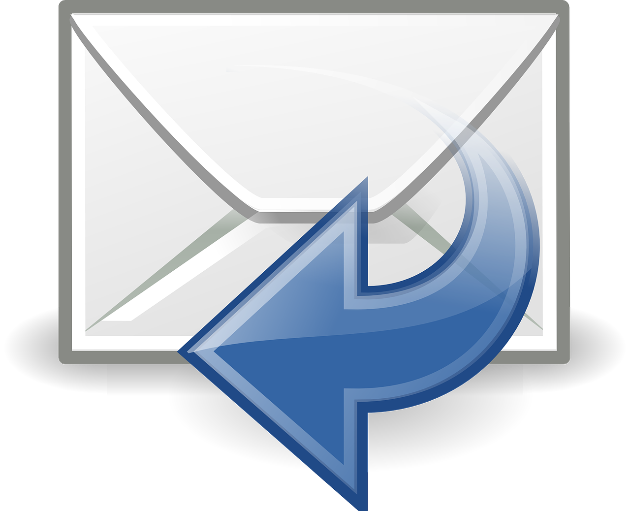 Email clipart answer. Reply e mail letter