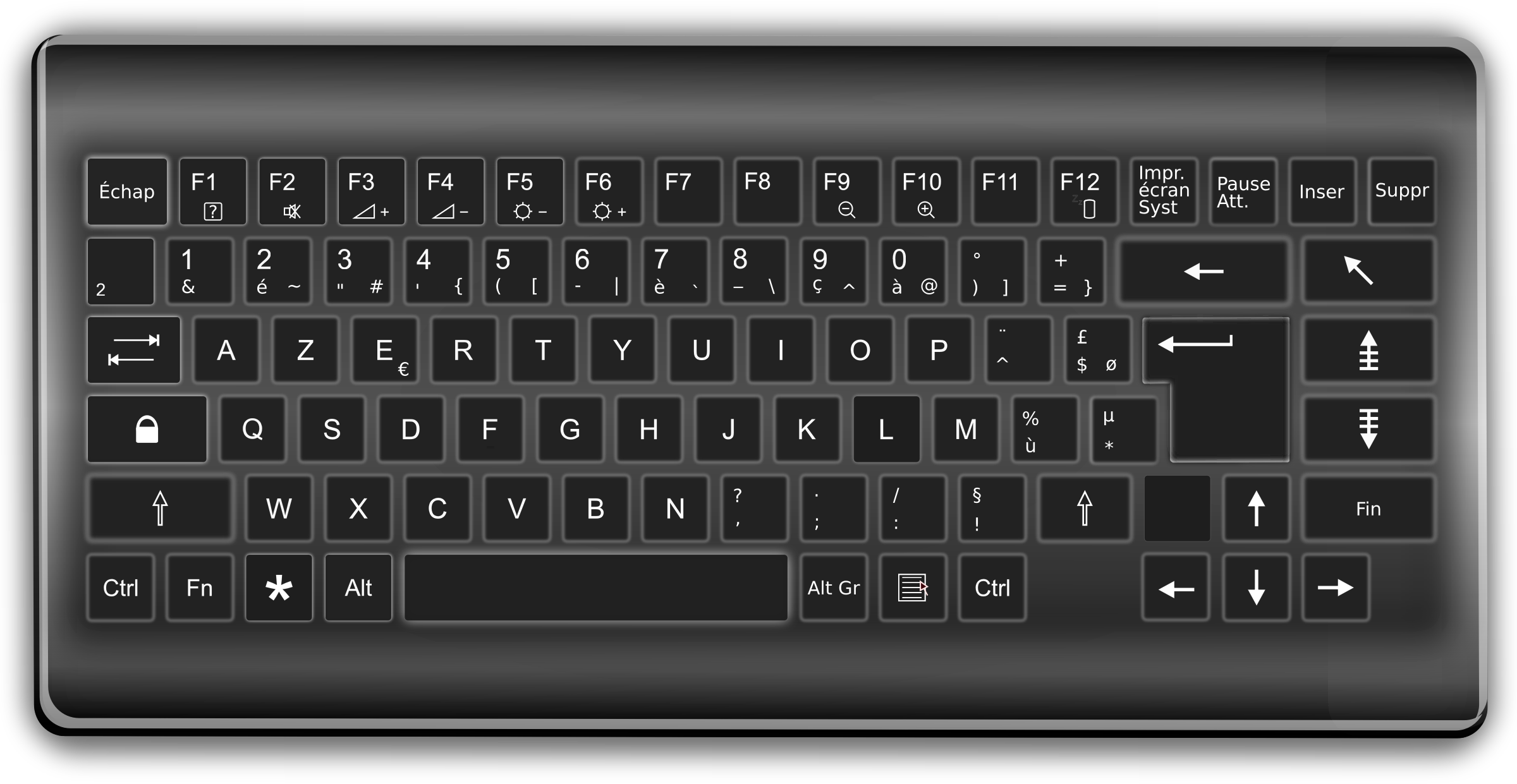 Awesome french big image. Keyboard clipart compuer