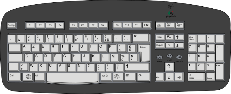 Keyboards free computer pictures. Keyboard clipart compuer