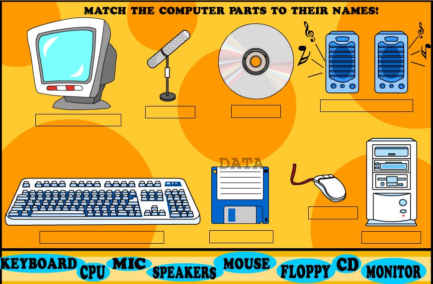 clipart computer kindergarten