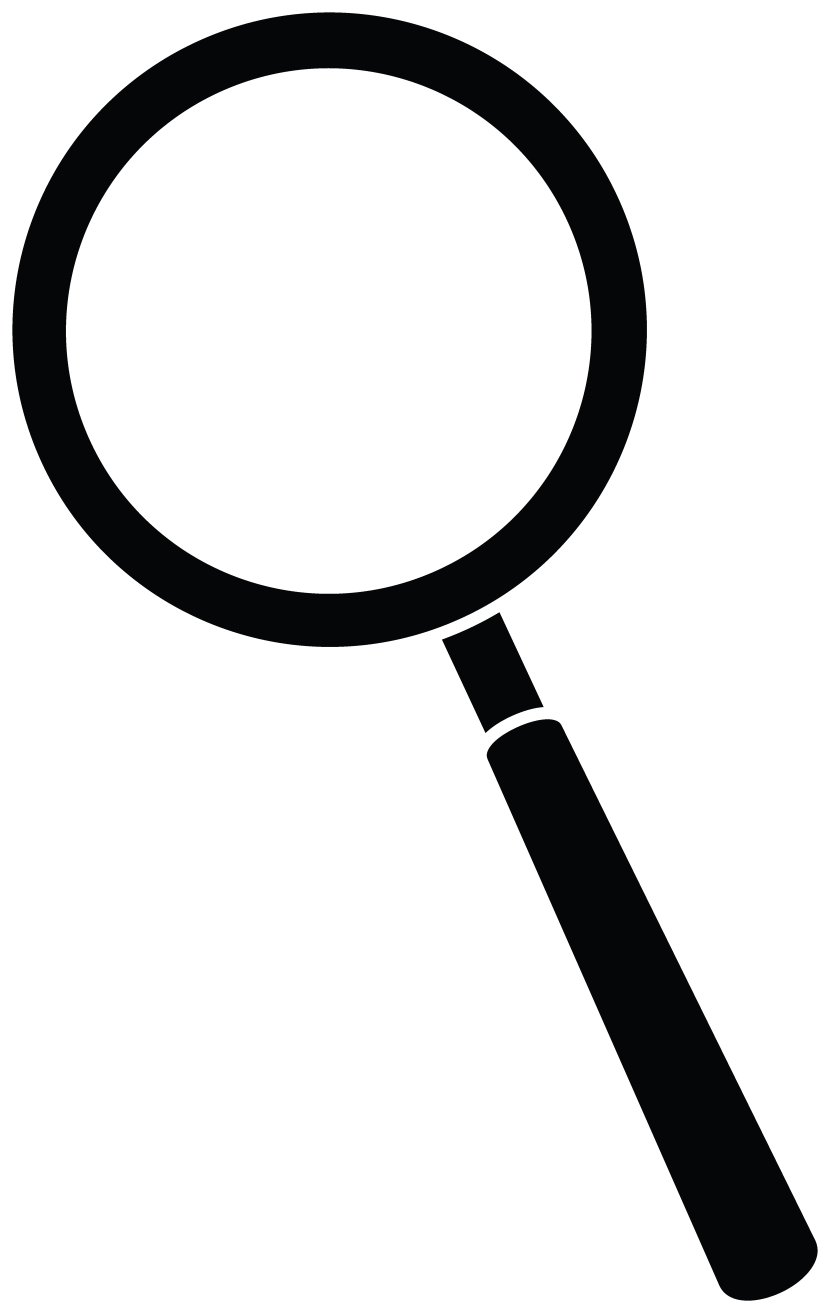  collection of black. Clipart computer magnifying glass