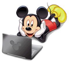 computer clipart mickey mouse