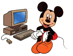 clipart computer mickey