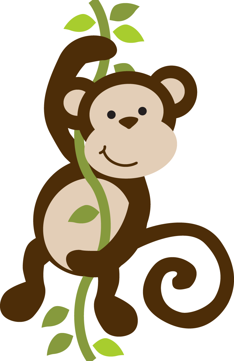 clipart monkey computer
