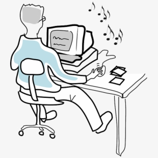 computers clipart music