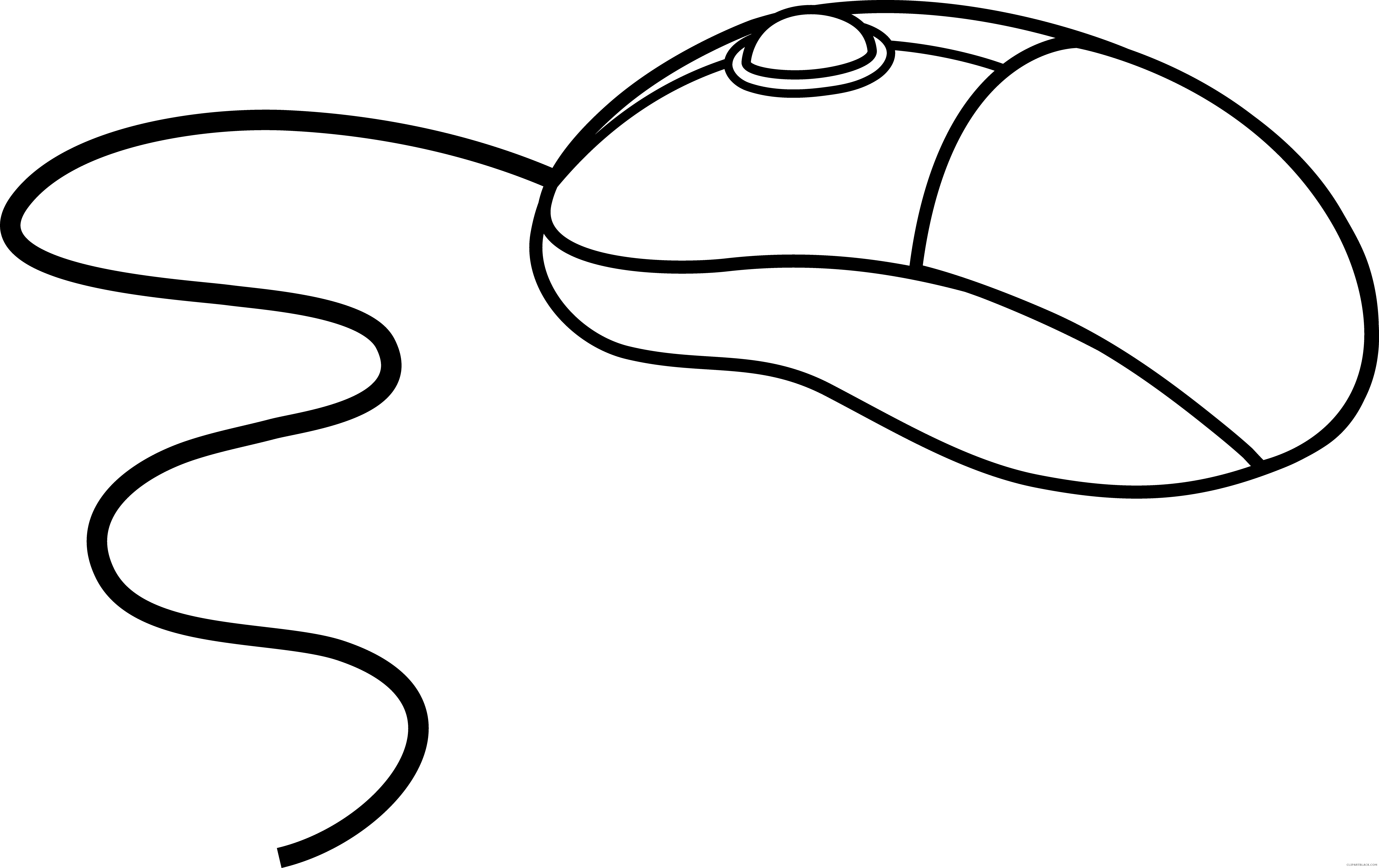 Mouse clipartblack com tools. Clipart computer outline