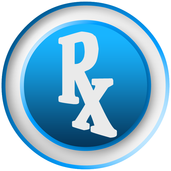  d white rx. Computers clipart pharmacist