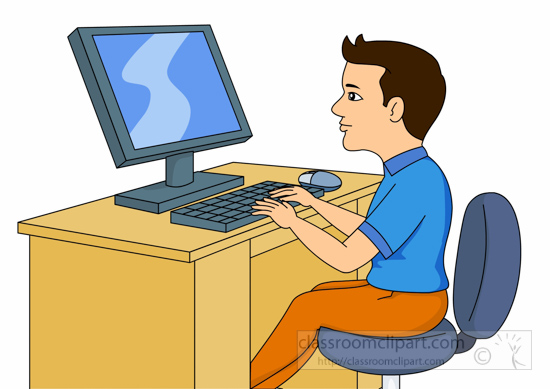 Working clipart computer. Student free download best