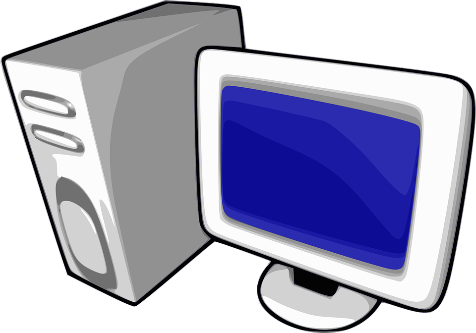 tired clipart computer
