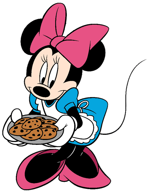 clipart writing minnie mouse