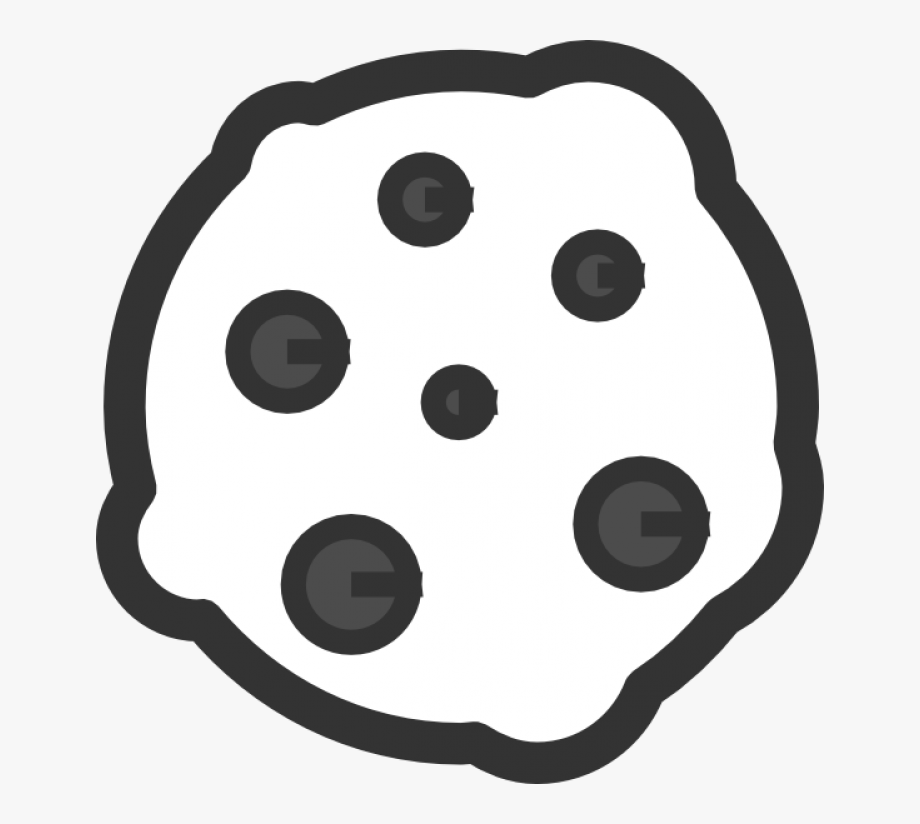 Chocolate chip cookie . Cookies clipart black and white