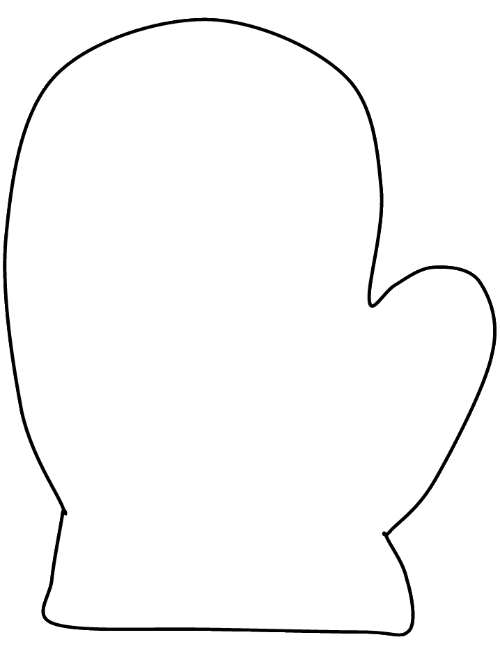 Coloring page could be. Michigan clipart mitten