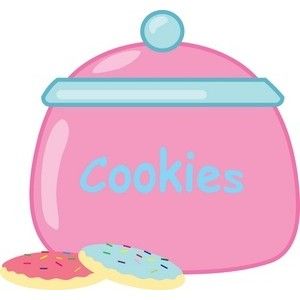 Cute cliparts custom . Cookies clipart cookie jar