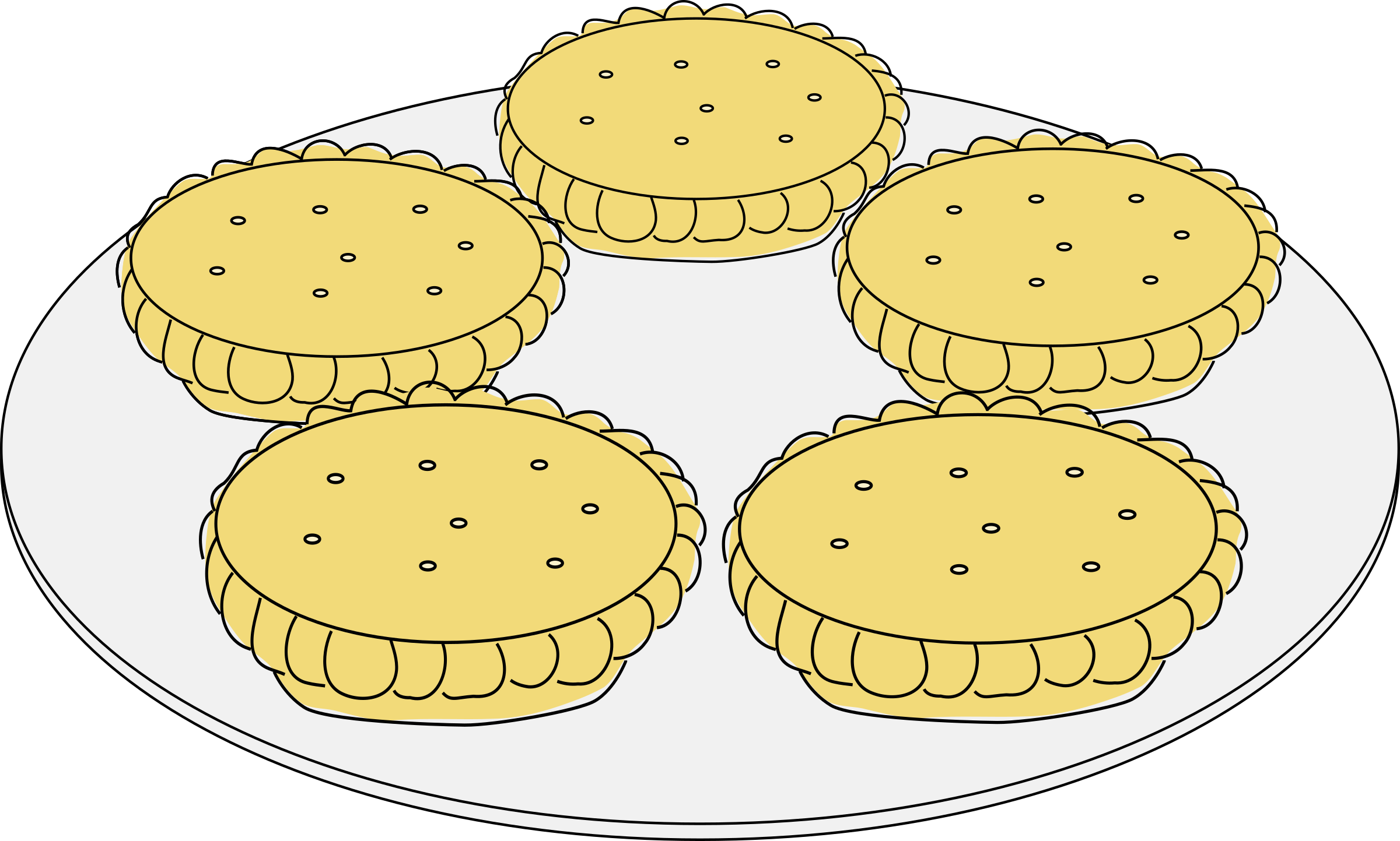 Mince pies big image. Clipart cookies dessert