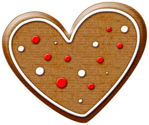 heart clipart cookie