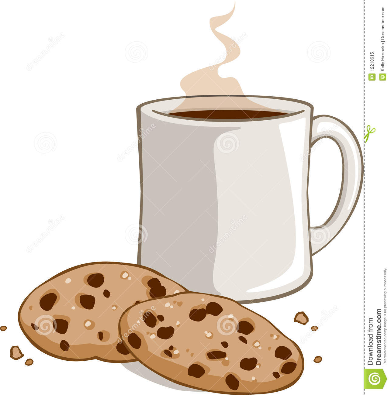 clipart cookies hot cocoa cookie