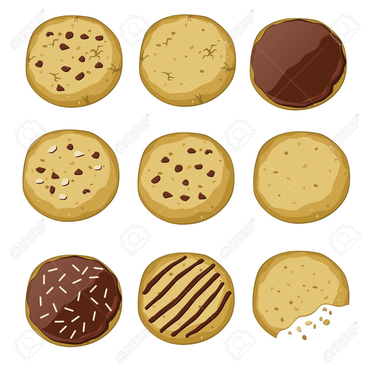 clipart cookies illustration