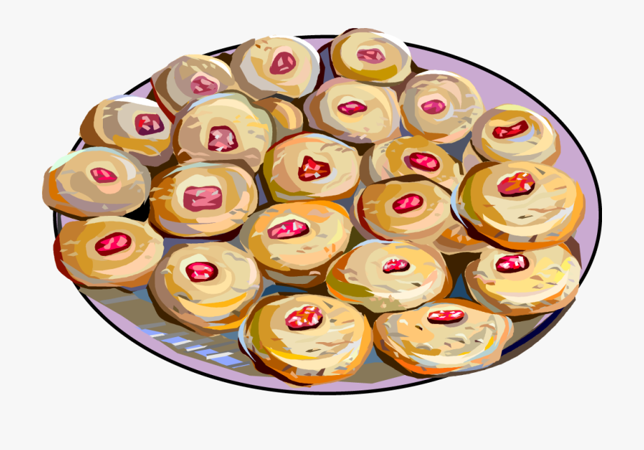 Danish food clip art. Cookies clipart pastry