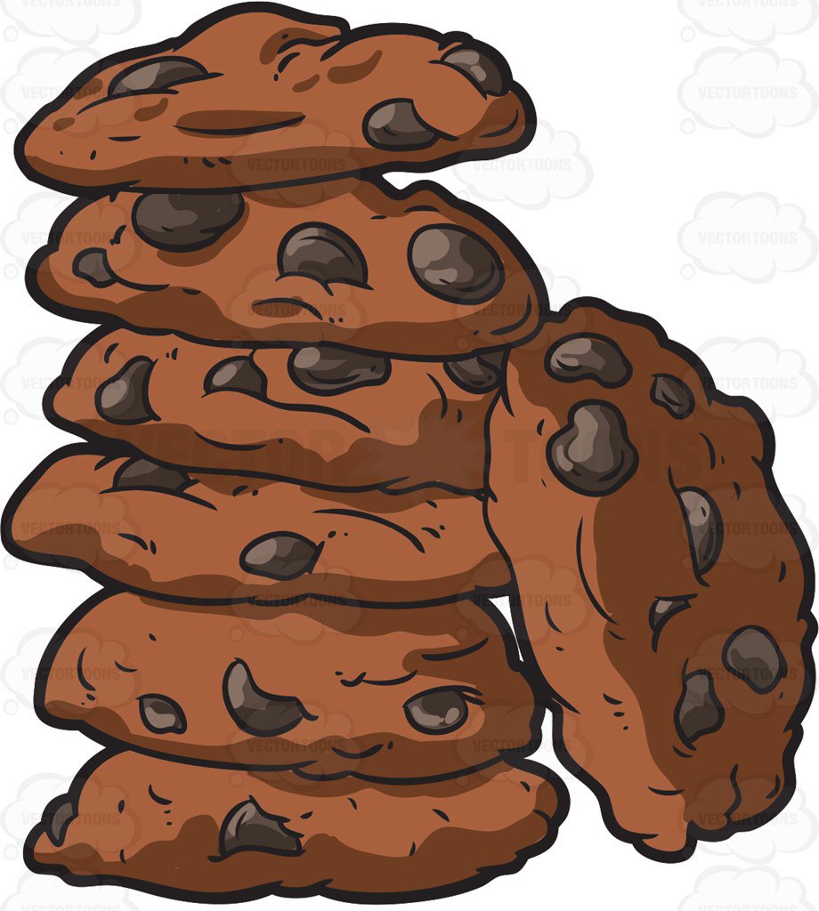 clipart cookies pile