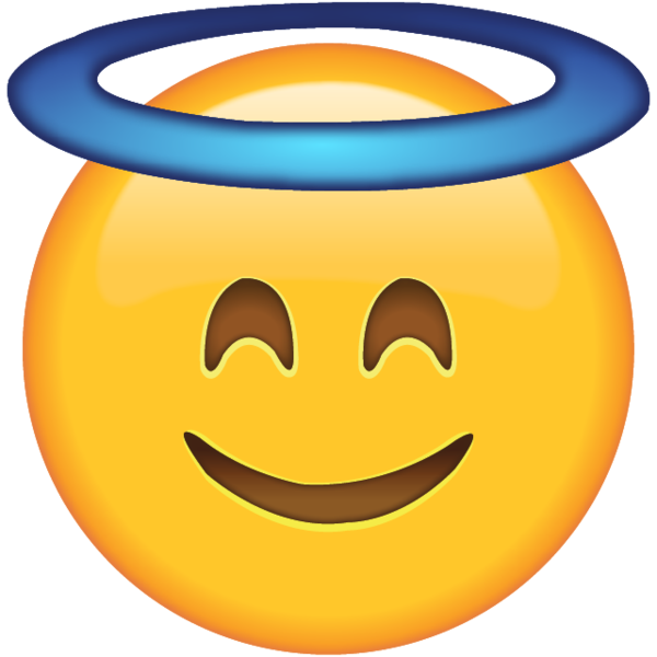 Clipart cookies smiley face. Smiling with halo let