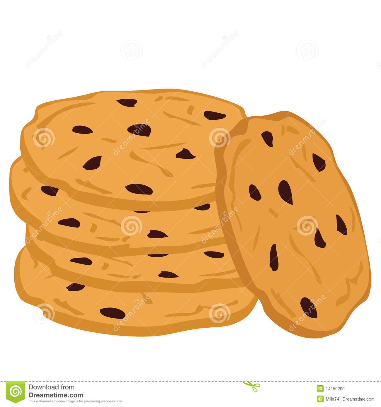 cookies clipart stack