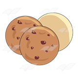 clipart cookies two cookie