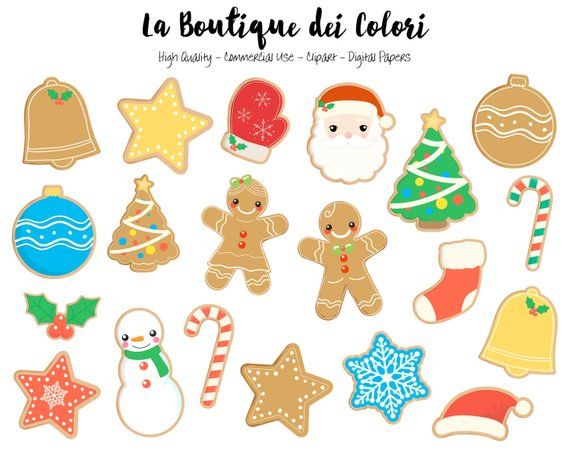 Christmas cute graphics png. Clipart cookies winter