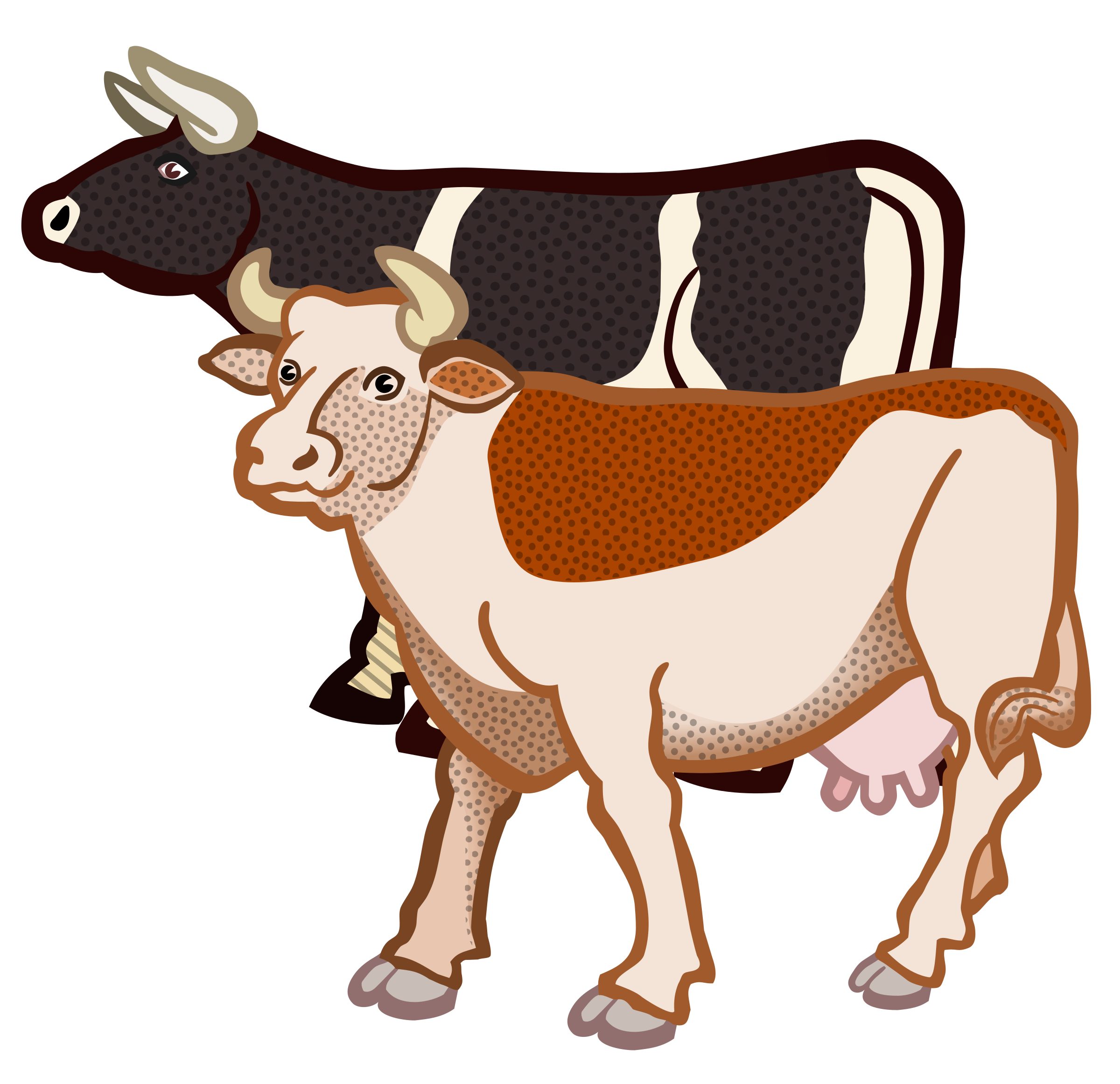 clipart cow animal