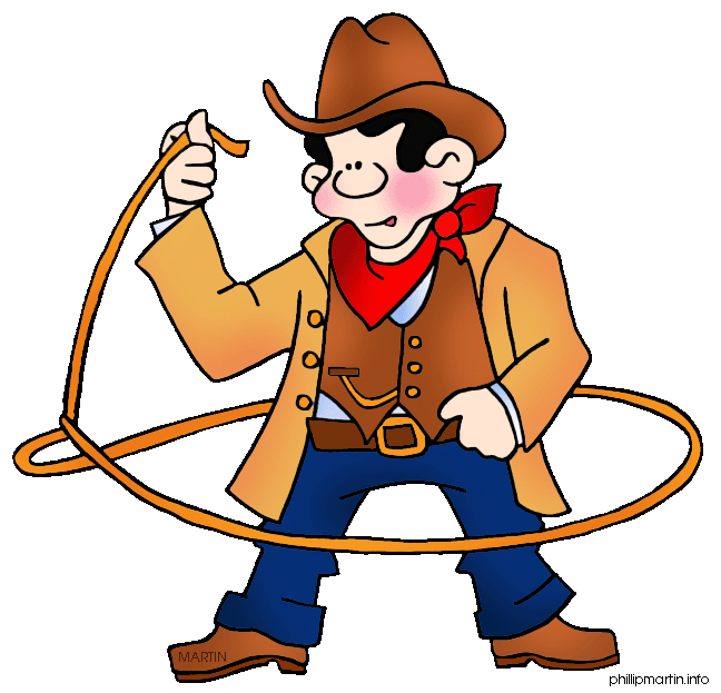 Texas cowboy . Clipart cow boy