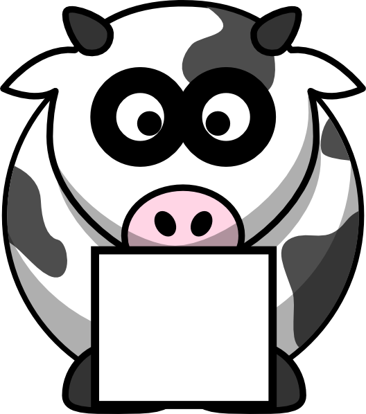 nose clipart cow