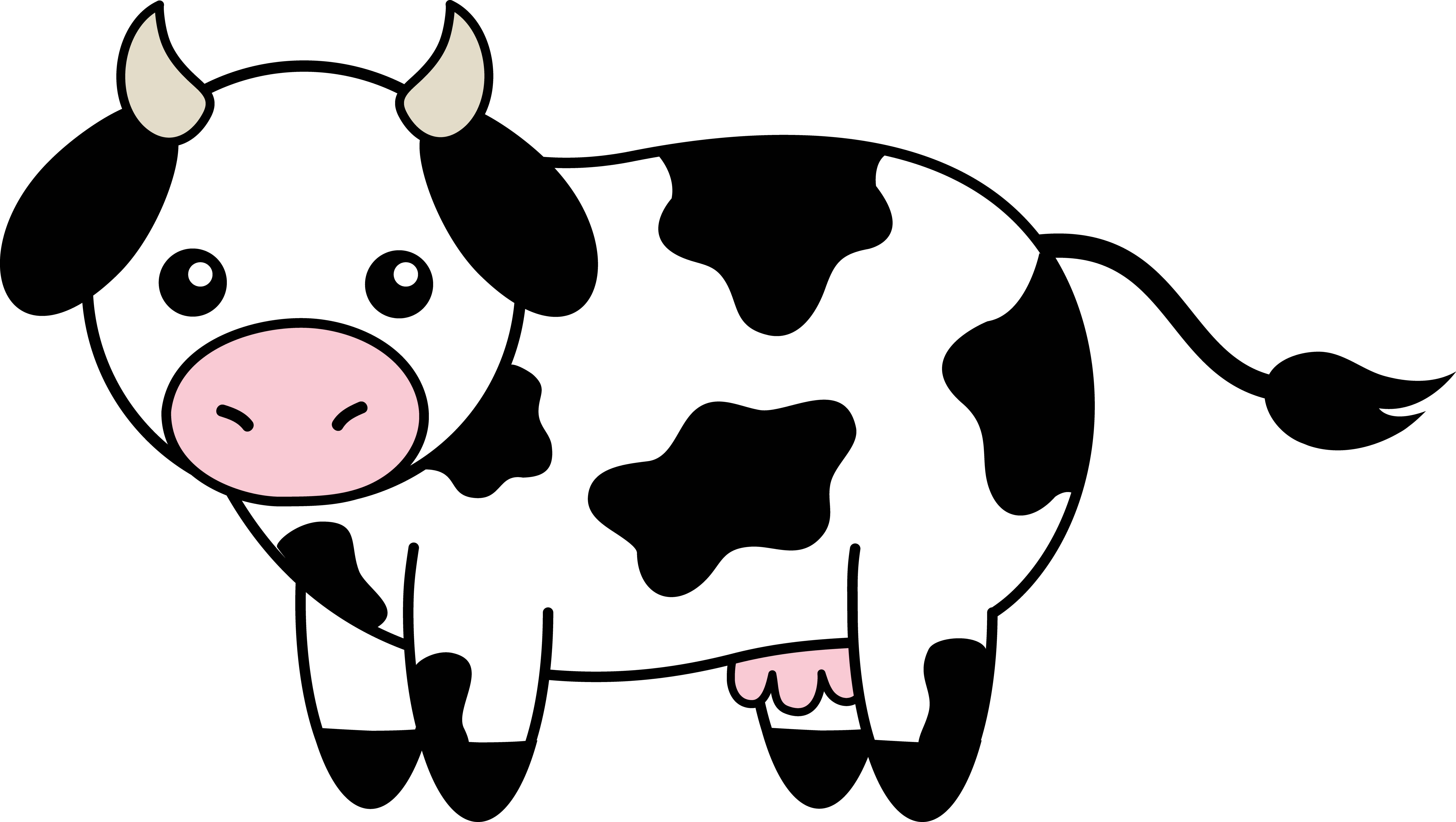 clipart cow comic