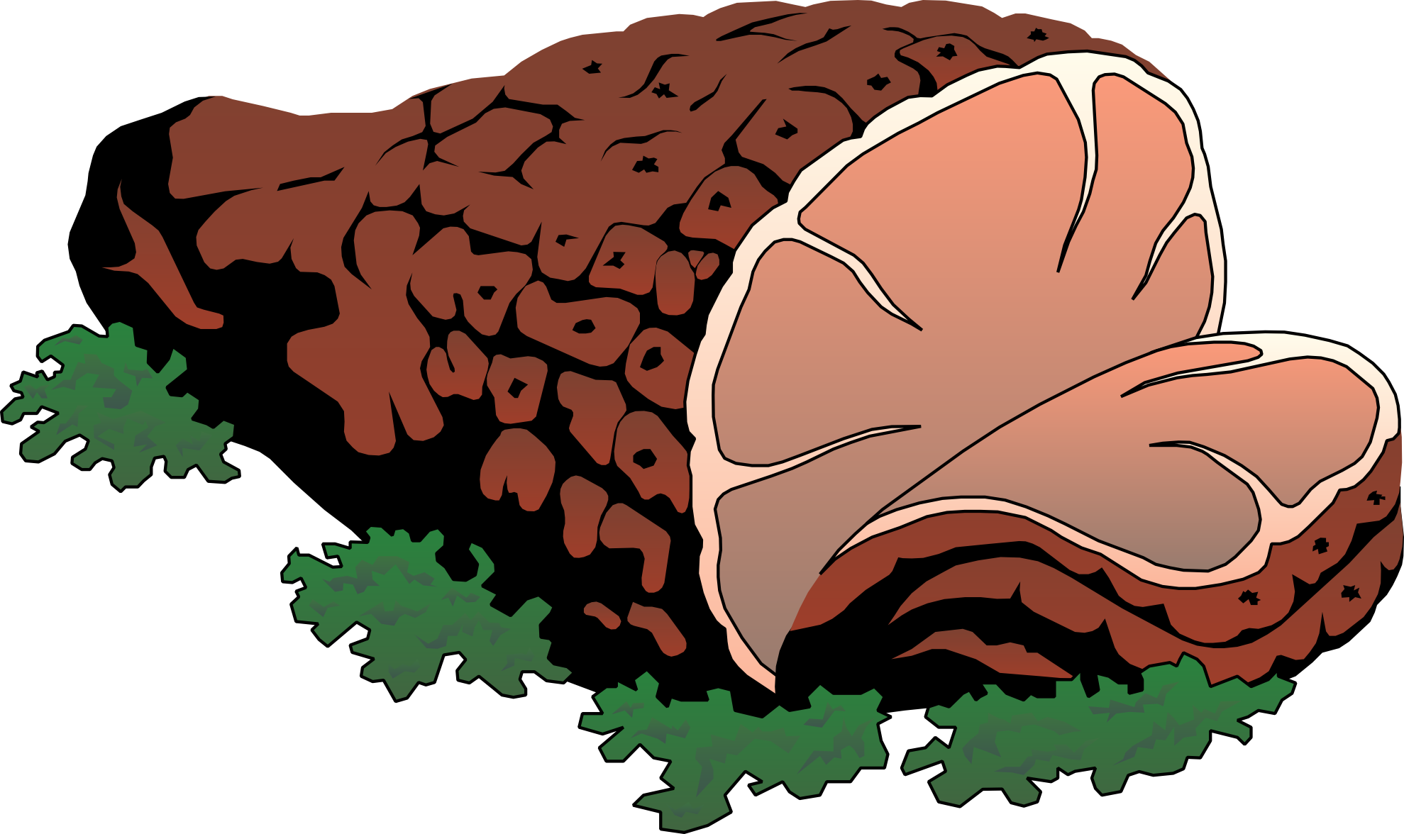  collection of cooked. Pig clipart muscular