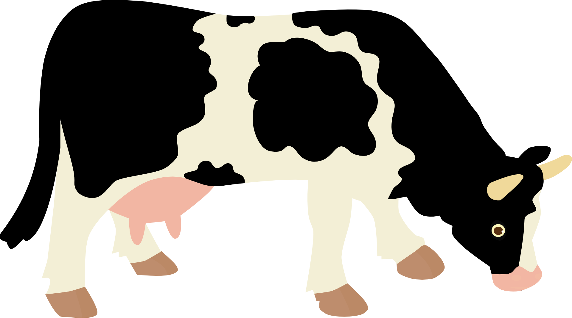 clipart cow dairy cow