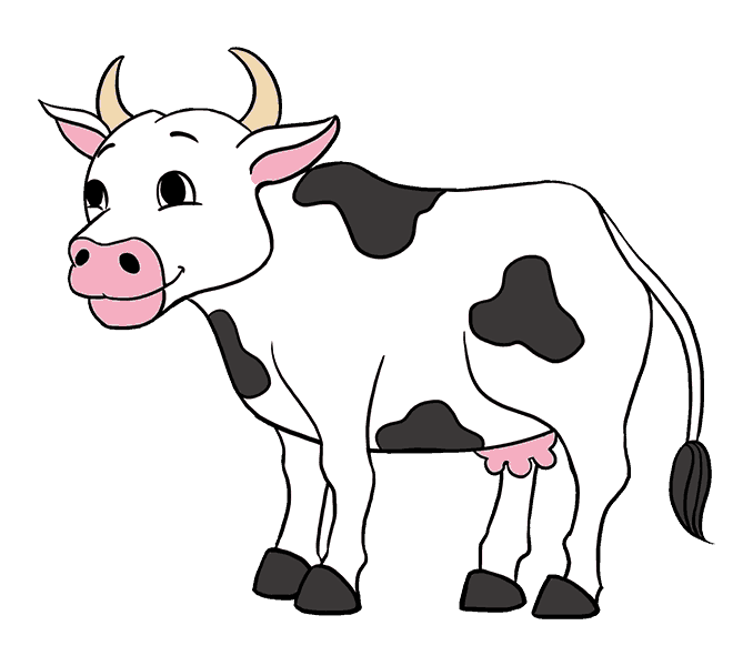 ears clipart cow