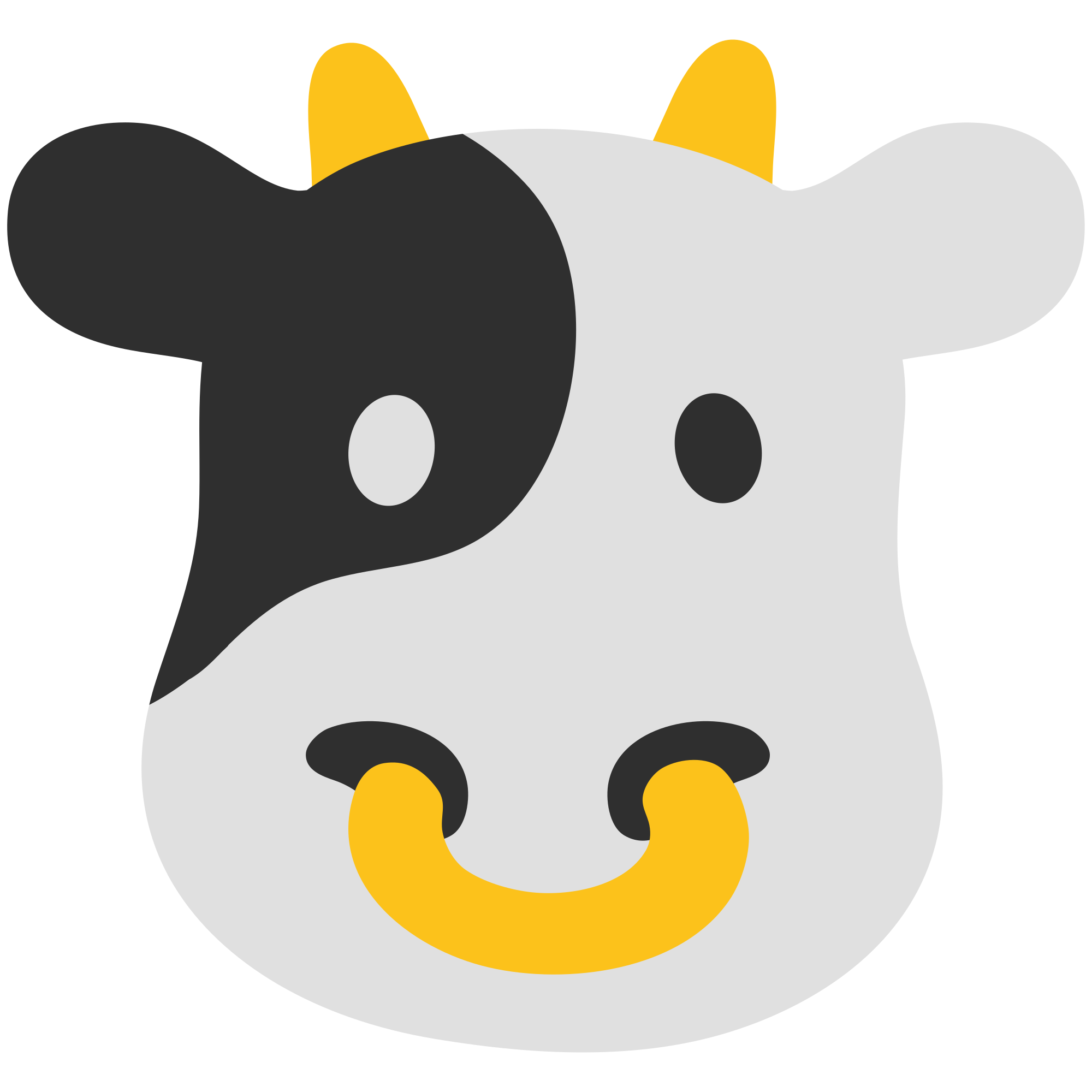 emoji clipart cow
