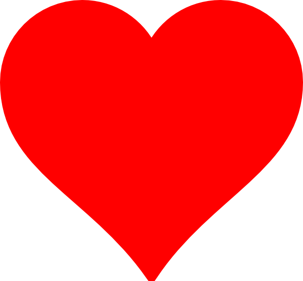 number 2 clipart heart