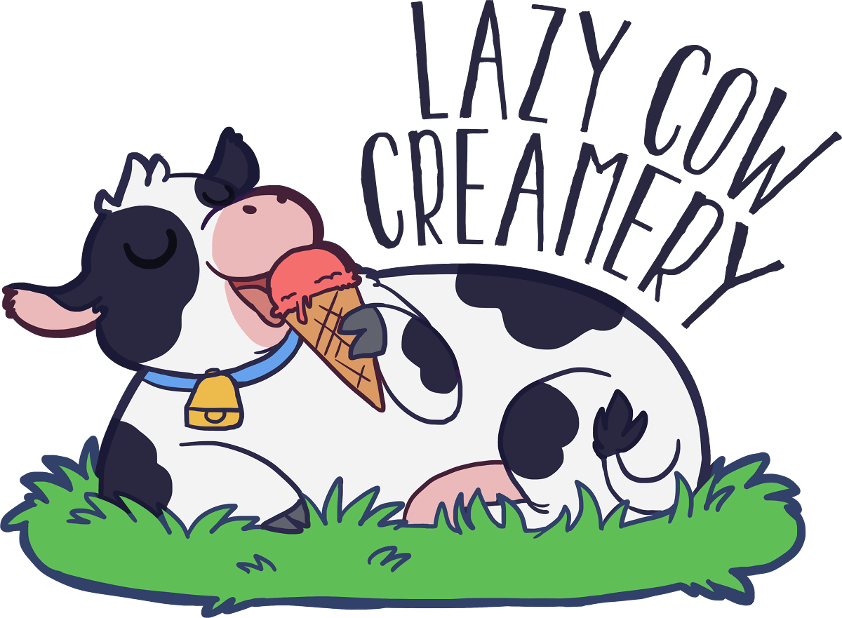 clipart cow ice cream