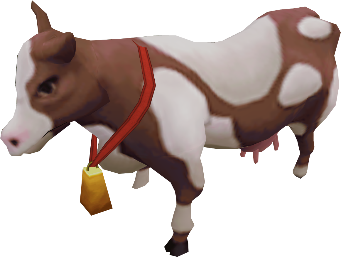 Cow clipart prize. Prized dairy runescape wiki