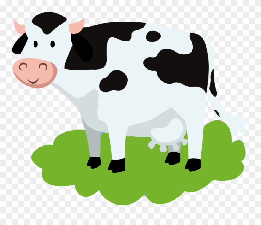 cow clipart grass