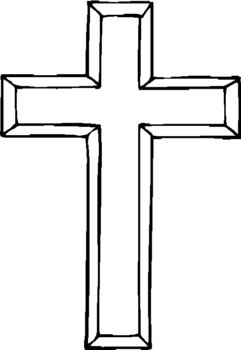 crucifix clipart printable