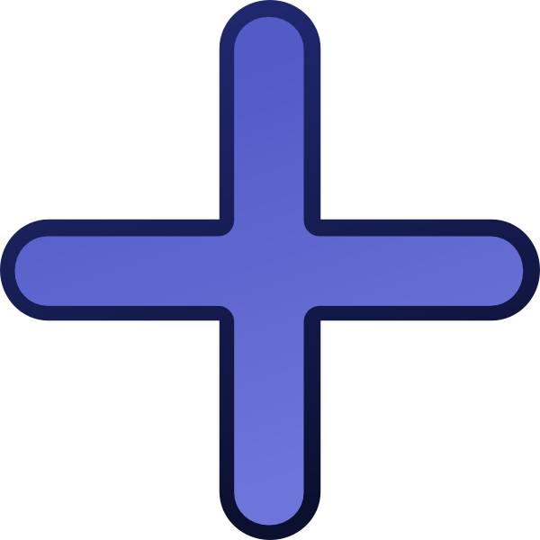 clipart cross blue