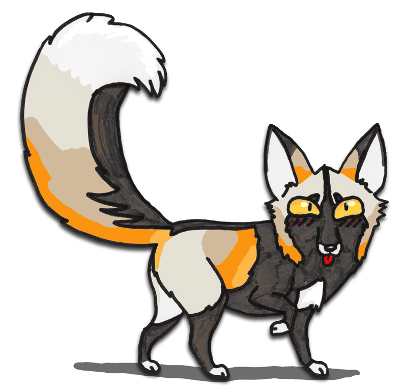 Fox character by silvercrossfox. Clipart cross cartoon