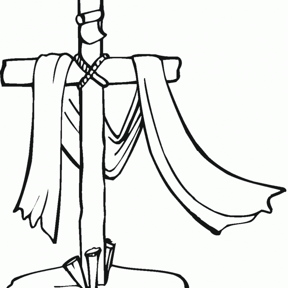 clipart cross drawn