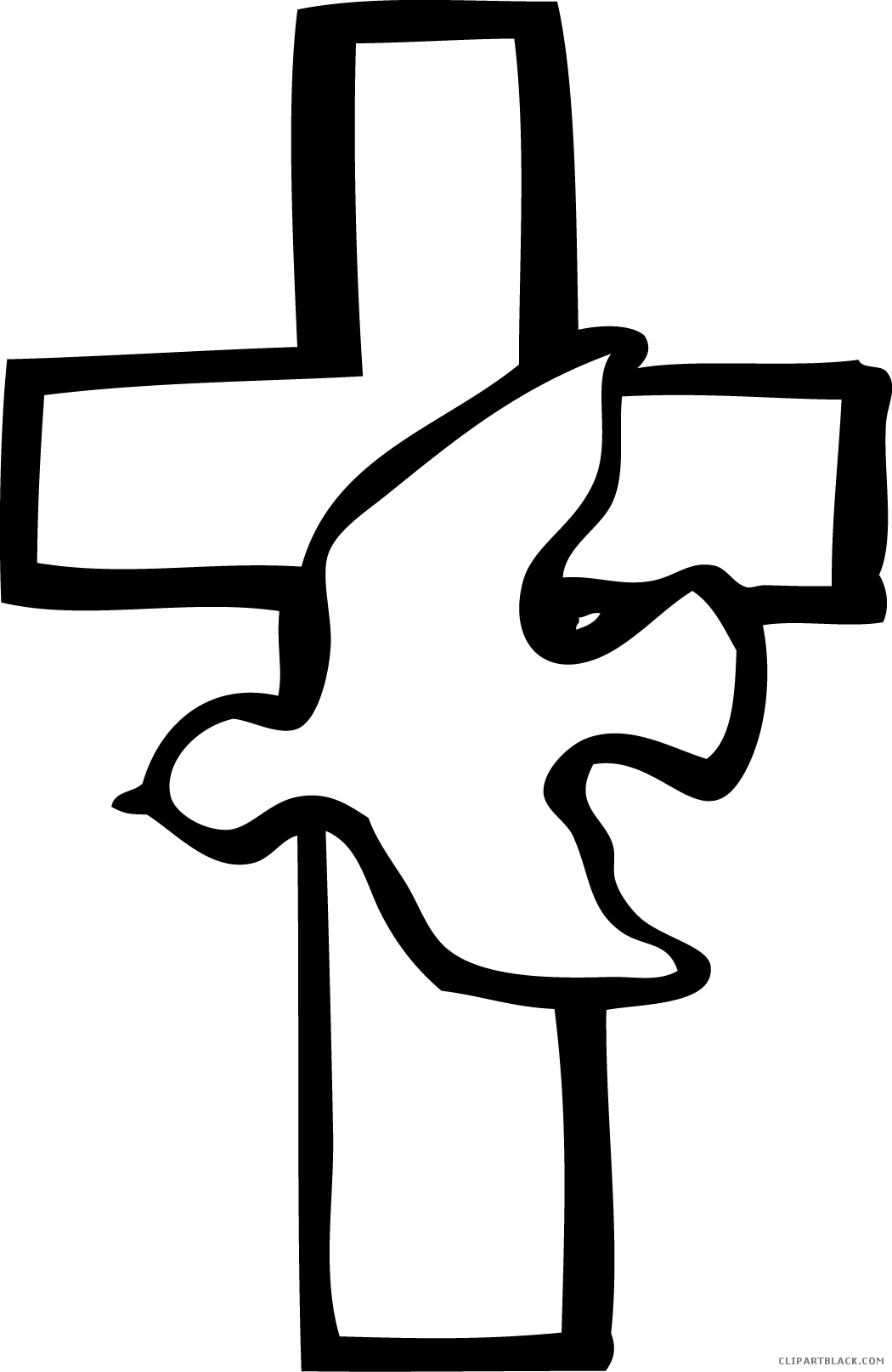 clipart cross fancy