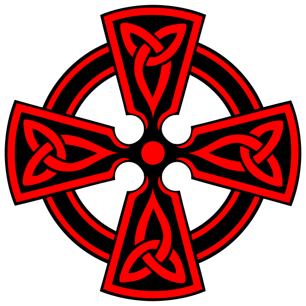 Celtic vodicka decorative triquetras. Clipart cross file
