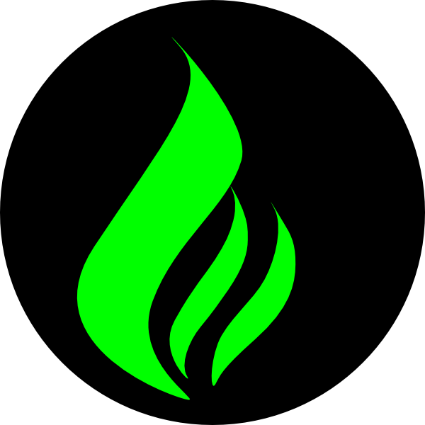 cross clipart flame