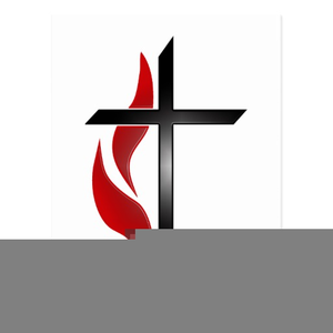 Methodist and free images. Flame clipart cross