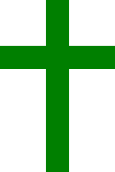 cross clipart green