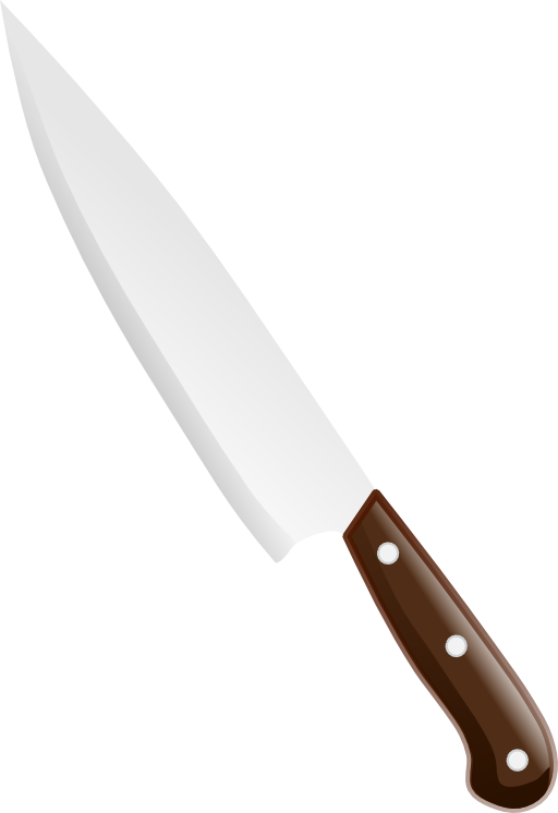 clipart cross knife